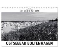 Ein Blick auf das Ostseebad Boltenhagen (Wandkalender 2026 DIN A4 quer), CALVENDO Monatskalender: Ein ungewohnter Blick auf Boltenhagen in harten Schwarz-Weiß-Bildern.