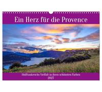 Ein Herz für die Provence (Wandkalender 2027 DIN A3 quer), CALVENDO Monatskalender: Südfrankreichs Vielfalt in ihren schönsten Farben