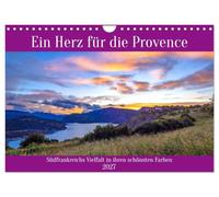 Ein Herz für die Provence (Wandkalender 2027 DIN A4 quer), CALVENDO Monatskalender: Südfrankreichs Vielfalt in ihren schönsten Farben
