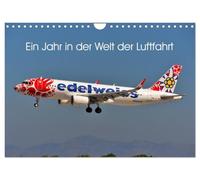 Ein Jahr in der Welt der Luftfahrt (Wandkalender 2026 DIN A4 quer), CALVENDO Monatskalender: Viele unterschiedliche Flugzeugtypen begleiten Sie durch das Jahr.