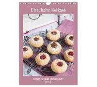 Ein Jahr Kekse (Wandkalender 2026 DIN A4 hoch), CALVENDO Monatskalender: Leckere Kekse für das ganze Jahr