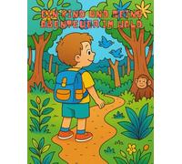 Ein Kind und seine Abenteuer im Wald: Ein magisches Malabenteuer, bei dem ein Junge den Wald voller Tiere und Wunder entdeckt.