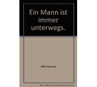 Ein Mann ist immer unterwegs.