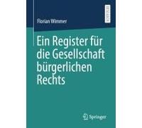 Ein Register Für Die Gesellschaft Bürgerlichen Rechts