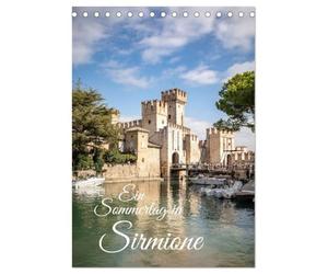 Ein Sommertag in Sirmione (Tischkalender 2027 DIN A5 hoch), CALVENDO Monatskalender: Sonne und Genuss am Gardasee
