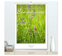 Ein Spaziergang über eine Sommerwiese (hochwertiger Premium Wandkalender 2026 DIN A2 hoch), Kunstdruck in Hochglanz: Sommerwiesen sind Farbe, Licht, Leben