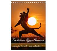 Ein tierisches Yoga-Abenteuer (Tischkalender 2026 DIN A5 hoch), CALVENDO Monatskalender: Asanas im Tierreich - Yoga mal anders