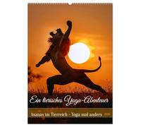 Ein tierisches Yoga-Abenteuer (Wandkalender 2026 DIN A2 hoch), CALVENDO Monatskalender: Asanas im Tierreich - Yoga mal anders