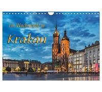Ein Wochenende in Krakau (Wandkalender 2026 DIN A4 quer), CALVENDO Monatskalender: Krakau - zu Besuch in der heimlichen Hauptstadt Polens