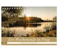 Ein Wochenende in Prag (Tischkalender 2026 DIN A5 quer), CALVENDO Monatskalender: Stimmungsvolle Impressionen aus Prag.