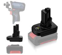 EIN18BS12 Adaptateur de batterie pour Einhell 18 V à 12 V, adaptateur de batterie pour outil électrique Bosch 12 V 10,8 V