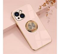 Einaily Coque pour iPhone XS Housse Silicone avec 360° Ring Stand Trois en Un Support de Voiture magnétique Coque pour iPhone X Housse de Protection Antichoc Etui pour iPhone X/XS