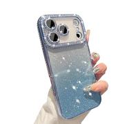 Einaily Transparent Coque pour iPhone Air, Protection de l'objectif améliorée, Souple Pailletée en TPU Silicone Bumper Antichoc et Imperméable Brillant Étui de Protection pour Femmes et Filles