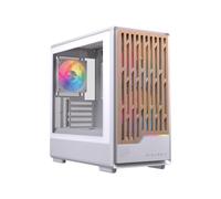Einarex Pulse PM400 Boîtier PC Gaming, RVB, support pour 9 ventilateurs de 120 mm, refroidissement liquide de 240 mm (RGB blanc)