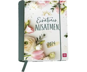 Einatmen. 2024 : Wochenkalender mit 12 Postkarten (Terminplaner für die Handtasche)