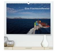 Eine Frachtschiffreise (hochwertiger Premium Wandkalender 2026 DIN A2 quer), Kunstdruck in Hochglanz: Als Passagier auf einem Containerschiff
