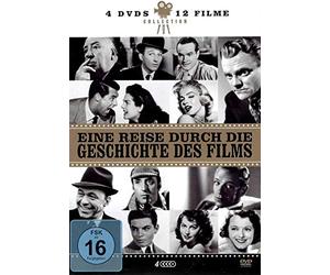 Eine Reise durch die Geschichte des Films - Ausflug in das goldene Zeitalter des Films mit 12 unvergesslichen Klassiker, darunter 'A Star is Born', 'Oliver Twist' und 'Blood on the Sun' [4 DVDs]