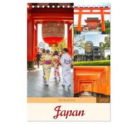 Eine Rundreise - Japan (Tischkalender 2026 DIN A5 hoch), CALVENDO Monatskalender: Fotoreise durch die größte Insel Japans - Honshu.