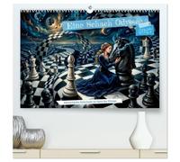 Eine Schach Odyssee (hochwertiger Premium Wandkalender 2027 DIN A2 quer), Kunstdruck in Hochglanz: Schach trifft auf menschliche Schicksale