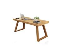 EINES Bureau Table de Jeu Bureau à Domicile Mobilier de Bureau Simple en Bois Massif, idéal for Les études à Domicile Entreprise(180cm)
