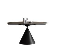 EINES Table basse ronde télescopique pivotante Rock Slab, table, pliable, carrée et convertible (150 x 90 x 75 cm)