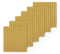 Einfa Bâtons de Colle Chaude Paillettes Or - 72 Pièces Hot Glue Sticks pour la Décoration - Bâtons de Colle Chaude Paillettes Dorées 7x100mm pour le Bricolage l'Etanchéité Fêtes de Noël