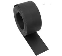 Einfeben Bordure de pelouse en plastique (25 m, noir) - Bordure de parterre avec bord supérieur rond - Flexible - Empêche la pousse des pelouses - Bordure de jardin - Bordure de jardin