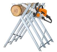 Einfeben Chevalet à bûches, Chevalet de sciage, Chevalet de tronçonnage Pliable 4 Supports de train