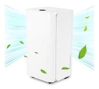 EINFEBEN Déshumidificateur 16L/24H - Pour une taille de pièce d'environ 160 m³ (~ 60 m²) - Avec 4 modes de fonctionnement, conseils de température de couleur, tuyau de vidange, minuterie et fonction