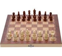 EINFEBEN Jeu d'échecs Jeux de société SET COMPLET Echecs Voyage Backgammon Bois 29x29CM Echecs Voyage
