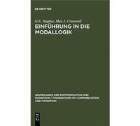 Einfhrung in die Modallogik - G.E. Hughes - De Gruyter - Livre en Anglais G.E. HughesG.E. Hughes (Auteur)