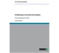 Einführung in Cervantes Don Quijote Colton-Sonnenberg, Ana (Auteur)