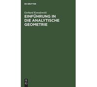 Einführung In Die Analytische Geometrie