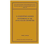 Einführung In Die Analytische Geometrie Der Ebene Und Des Raumes