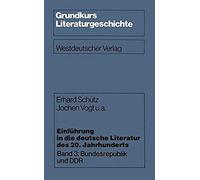 Einführung In Die Deutsche Literatur Des 20. Jahrhunderts