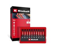 Einhell 10 pièces jeu d’embouts à impact Pocket, 50 mm | PH / PZ / T / H | embouts de 50 mm | acier S2 phosphaté au manganèse | queue E 6.3 | coffret avec fonction support inclus