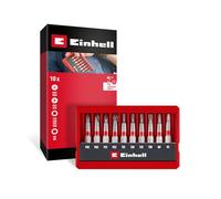 Einhell 10 pièces jeu d’embouts Pocket, 50 mm | PH / PZ / T / H | embouts de 50 mm | acier S2 sablé | queue E 6.3 | coffret avec fonction support inclus