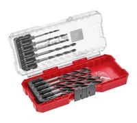 Einhell 108733 Jeu de forets pour le bois 10 pièces 3 mm, 4 mm, 5 mm, 6 mm, 7