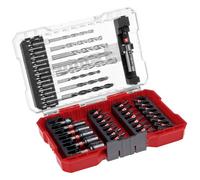 Einhell Set d'accessoires M-CASE 39 résistants aux chocs – embouts 25 mm, forets métal/bois/pierre