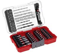 Einhell Set d'accessoires M-CASE 39 résistants aux chocs – embouts 25 mm, forets métal/bois/pierre