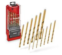 Einhell 13 pièces jeu de forets métal HSS-G TiN, Ø 1,5-6,5 mm