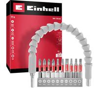 Einhell Jeu d'embouts 133115, 11 pièces – fente, PH, PZ, TORX intérieur, 6 pans, porte-embout
