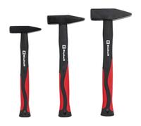 Einhell 3 pièces jeu de marteaux de mécanicien, 300 g / 500 g / 1000 g | Têtes en acier forgé | manche en fibre de verre amortissant les vibrations | poignée antidérapante | certifié VPA