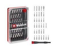 Original Einhell Set de réparation de précision et électronique de 33 pièces (avec embouts de précision, douilles de précision et porte-embouts tournevis, y compris boîte de rangement pratique)