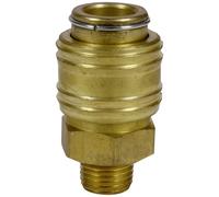 Einhell Raccord rapide R 1/4" mâle (AG) Jaune – Pour compresseurs 4139207