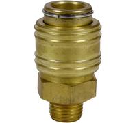 Einhell Raccord rapide R 1/4" mâle (AG) Jaune – Pour compresseurs 4139207