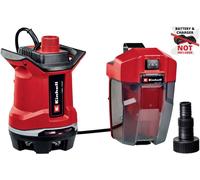 Einhell 4181580 GE-DP 18/25 Li - Solo Power X-Change Pompe submersible pour eaux chargées plusieurs niveaux 7500 l/h 5 m