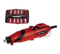 Einhell Outil Rotatif multifonction TH-MG 135 E (135 W, Variateur électronique, Crochet pour suspension) Livré avec un coffret avec 189 Accessoires