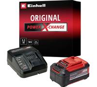 Einhell – Kit de démarrage PXC 5,2 Ah – Lithium‑Ion 18V, 1 chargeur + 1 batterie 5,2 Ah