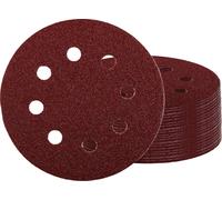 Einhell 492110 Papier abrasif pour ponceuse excentrique Grain 60 (Ø x H) 125 mm x 13 cm 50 pc(s)